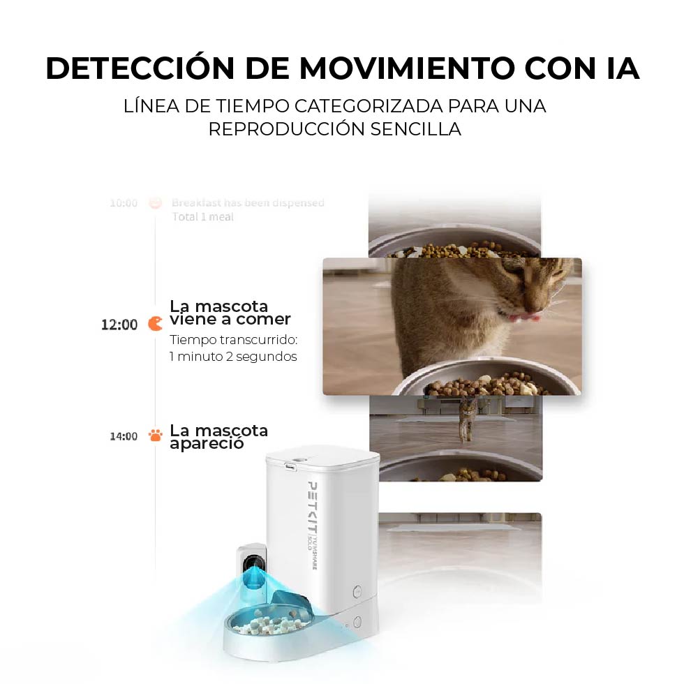 COMEDERO AUTOMÁTICO PETKIT YUMSHARE SOLO CON CÁMARA FULL HD - 5