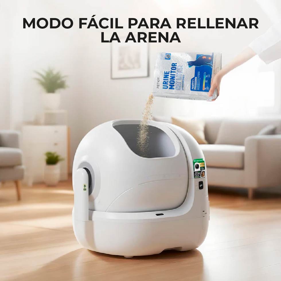 ARENERO AUTOMÁTICO INTELIGENTE PETKIT PUROBOT MAX PRO 2 CON CÁMARA IA - 4