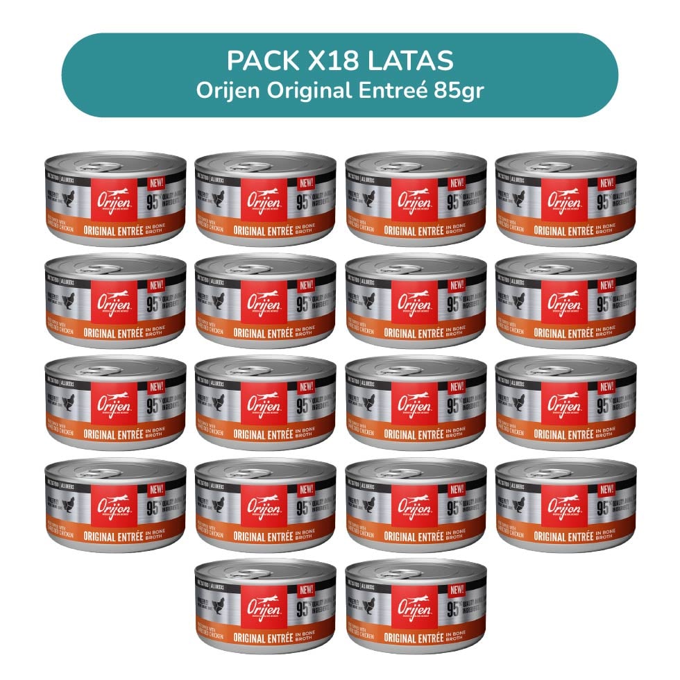 ORIJEN GATO ADULTO PACK 18 LATAS 85G - 1