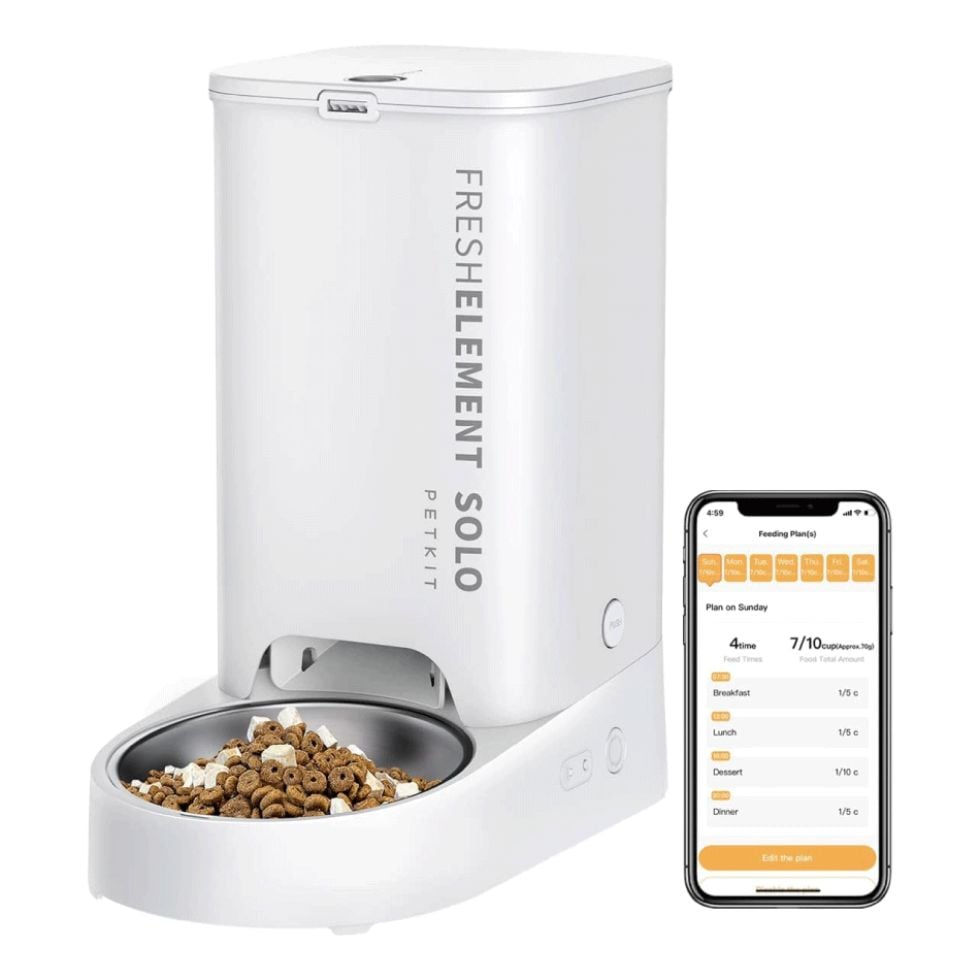 COMEDERO AUTOMÁTICO PETKIT SOLO BLANCO - 1