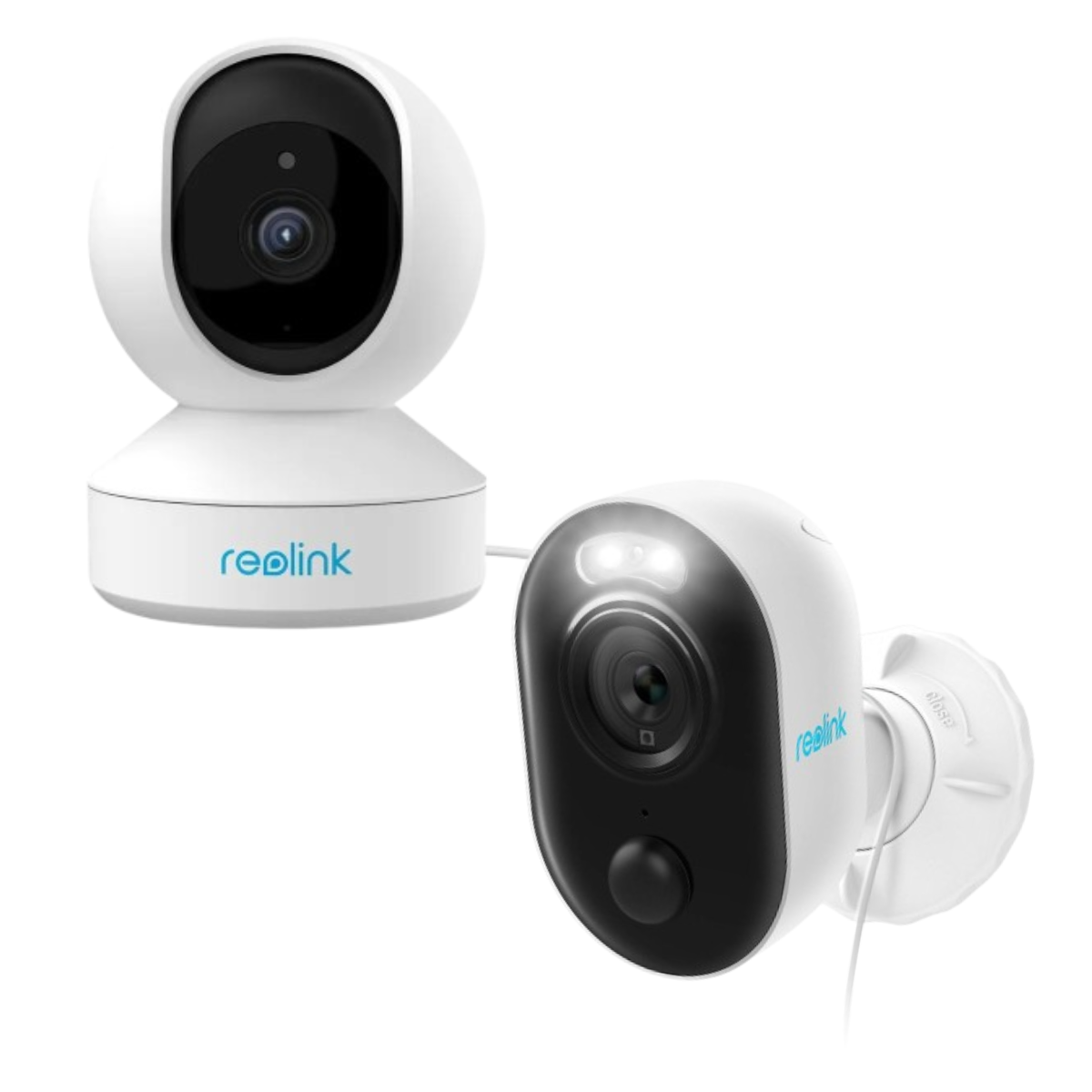 COMBO REOLINK: E1 INTERIOR + LUMUS EXTERIOR – SEGURIDAD COMPLETA 24/7 - 1