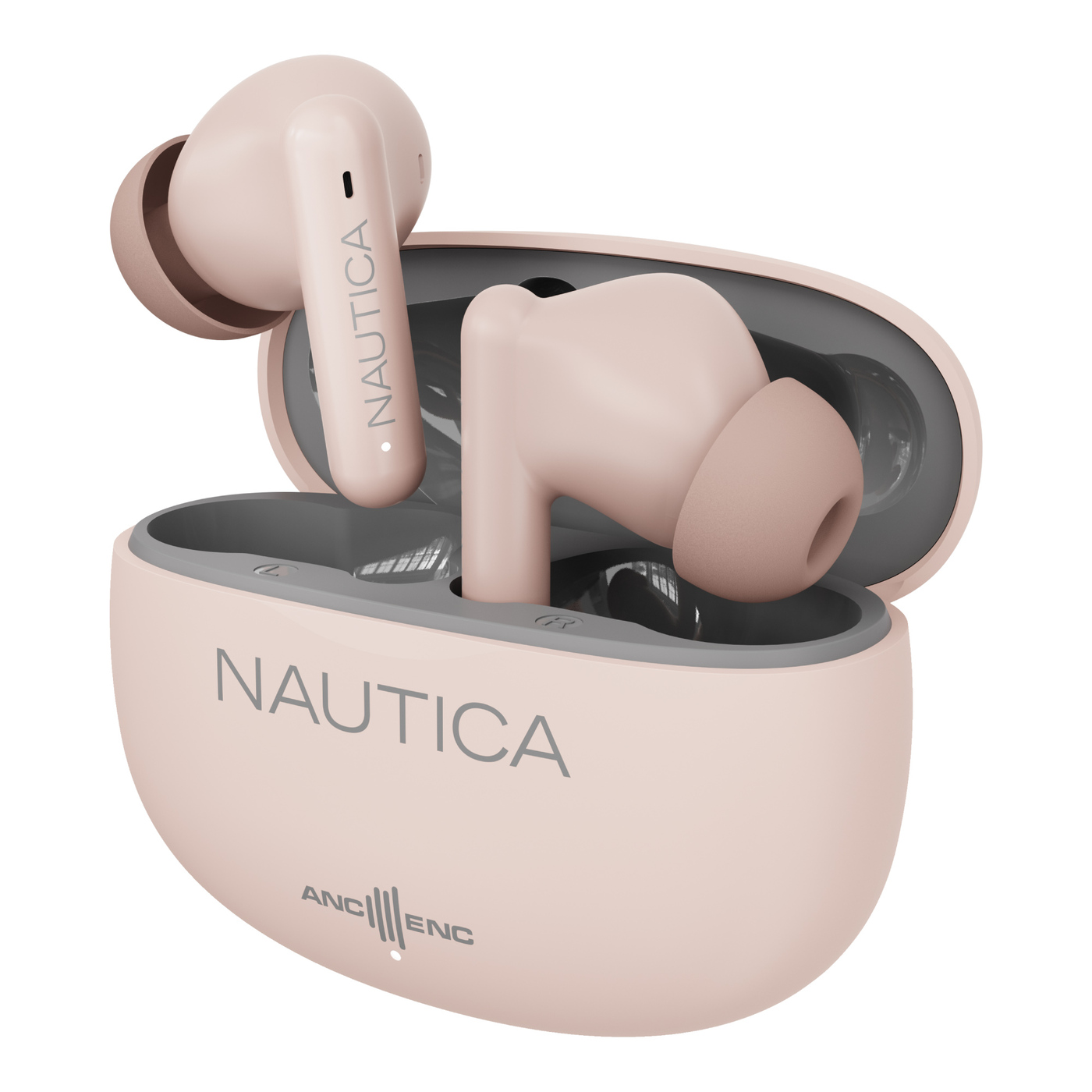 AUDÍFONOS INALÁMBRICOS NAUTICA NOISE CANCELLING ANC+ENC T680 GRAY-NUDE - 1