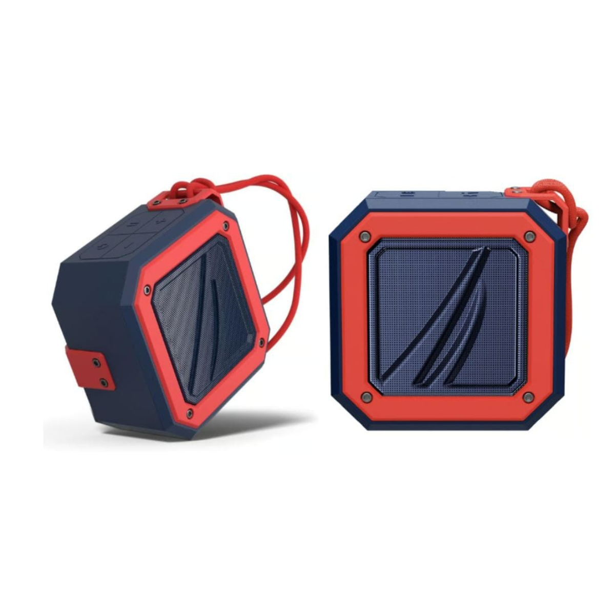 PARLANTE PORTÁTIL BLUETOOTH PARA EXTERIORES NÁUTICA S100 NAVY-ROJO - 2