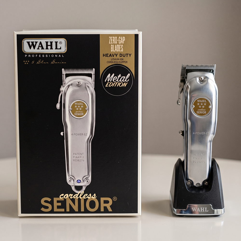 CORTADORA DE CABELLO WAHL CORDLESS SENIOR METAL EDITION INALÁMBRICA PLATEADO - 4