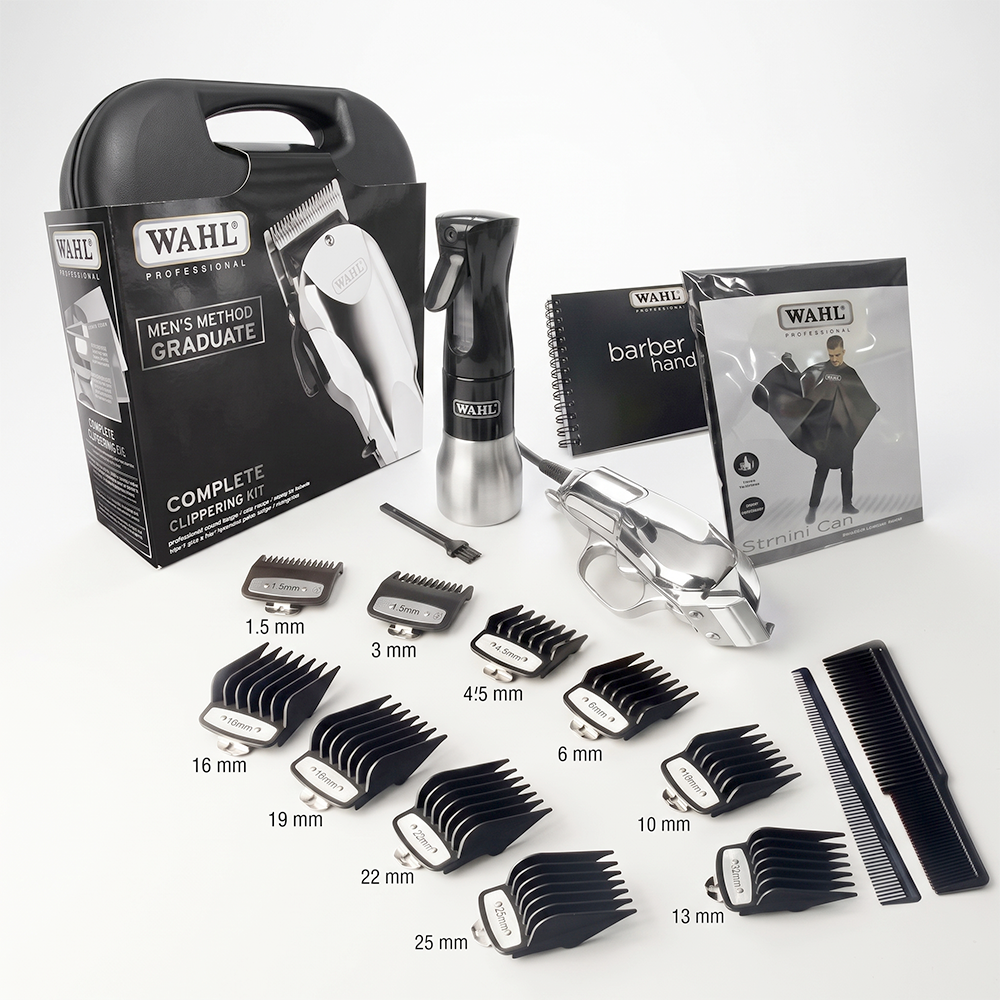 CORTADORA DE CABELLO WAHL MENS METHOD GRADUATE KIT PROFESIONAL CON CABLE - 3