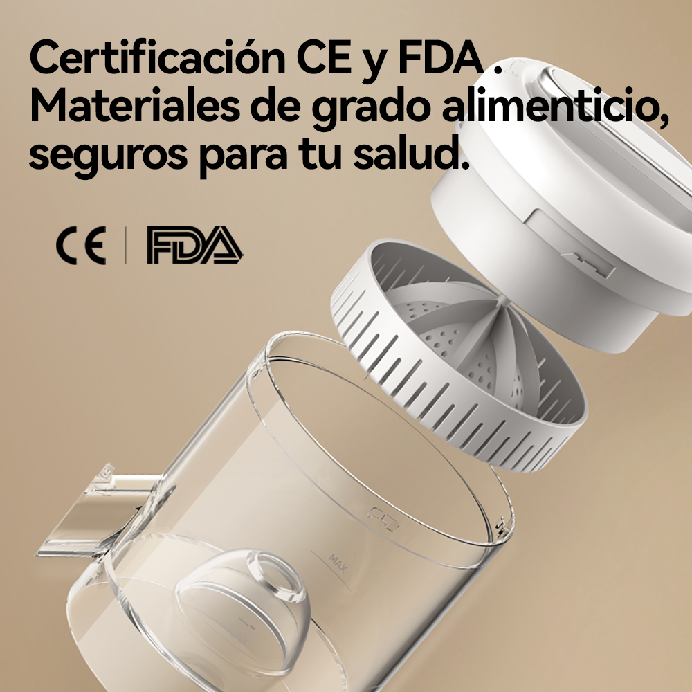 EXPRIMIDOR DE CÍTRICOS INALÁMBRICO DEERMA DEM-LC01 BLANCO - 7