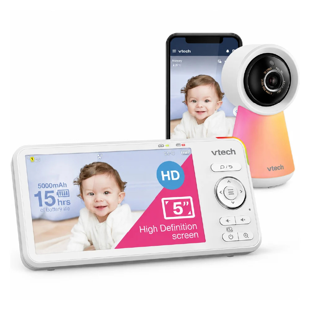 MONITOR DE VIDEO PARA BEBÉ VTECH RM5756HD FULL HD 1080P WIFI PANTALLA 5 PULGADAS Y ACCESO DESDE CELULAR - 4