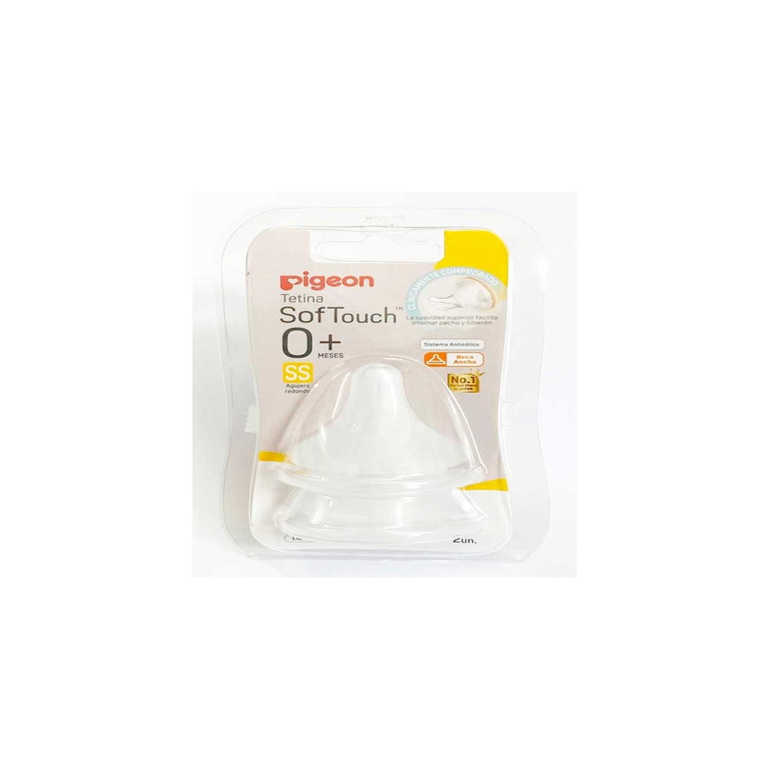 TETINA PERISTALTICA BOCA ANCHA SS X2 UND – PIGEON - 1