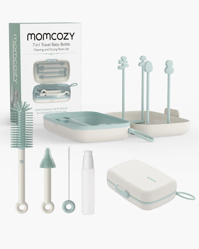 KIT DE CEPILLOS PARA BIBERONES - MOMCOZY - 1