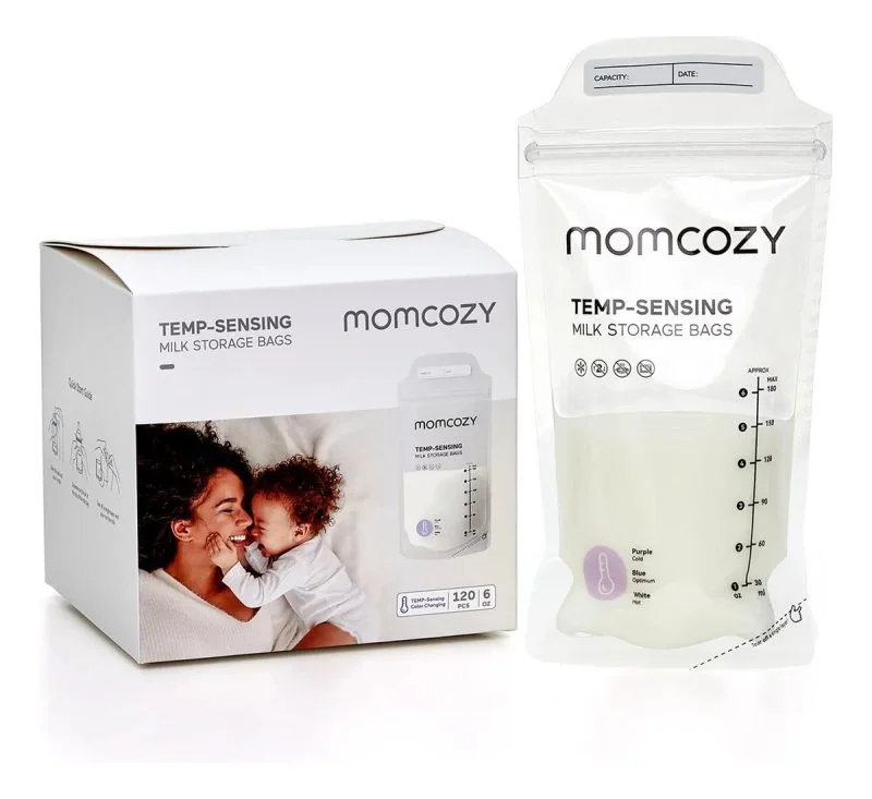BOLSAS DE ALMACENAMIENTO DE LECHE MATERNA MOMCOZY 120 UNIDADES 6 OZ - 1