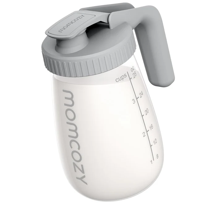 CONTENEDORES DE LECHE MATERNA MOMCOZY - GRIS - 1