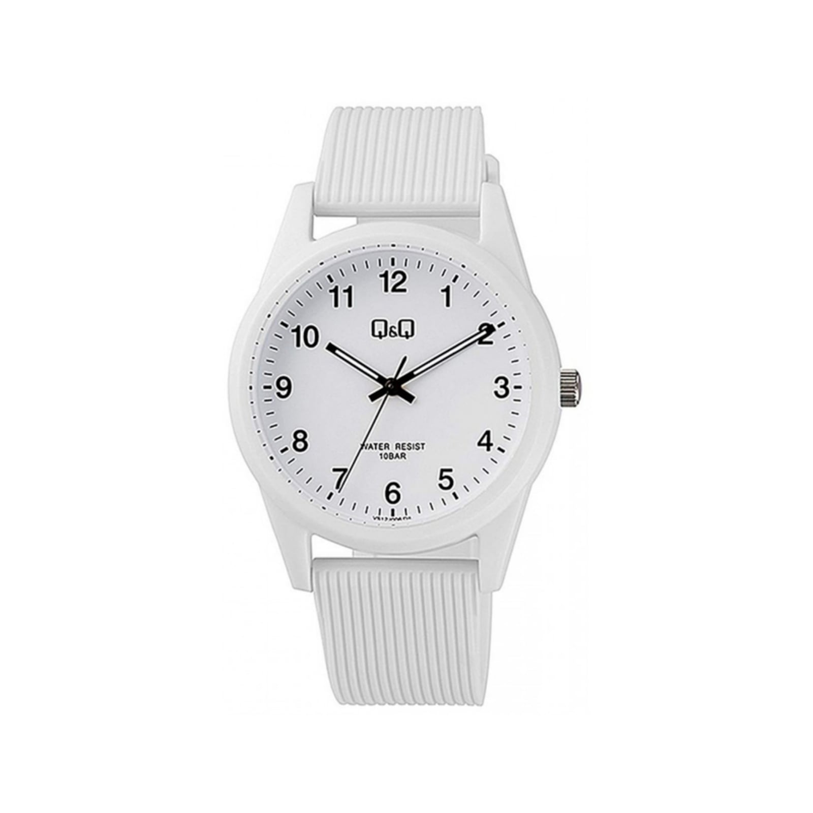 RELOJ Q&Q MUJER ANÁLOGO ACUÁTICO ORIGINAL BLANCO - 1