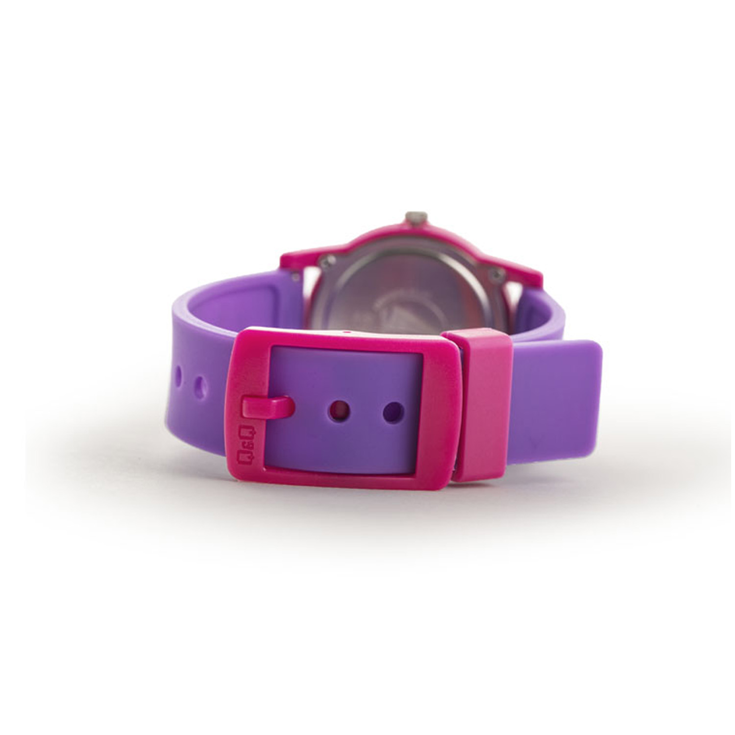 RELOJ Q&Q NIÑA ANÁLOGO ACUÁTICO ORIGINAL MORADO ROSA - 3