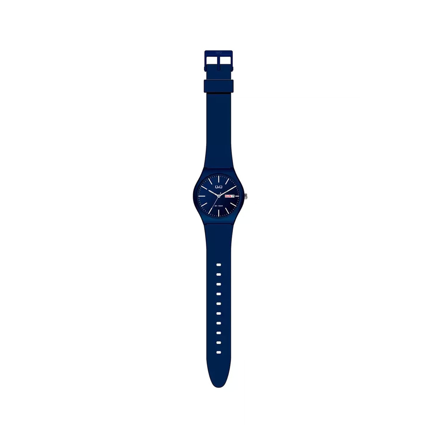 RELOJ Q&Q A212J012Y HOMBRE AZUL ANALÓGICO 10 BAR CON FECHA Y CORREA DE RESINA 38 MM - 3
