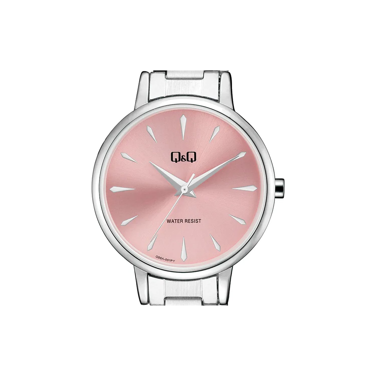 RELOJ QYQ MUJER COLOR PLATEADO CON BRAZALETE DE ACERO Y CIERRE DESPLEGABLE RESISTENTE AL AGUA - REGALO ELEGANTE PARA MUJER - 2