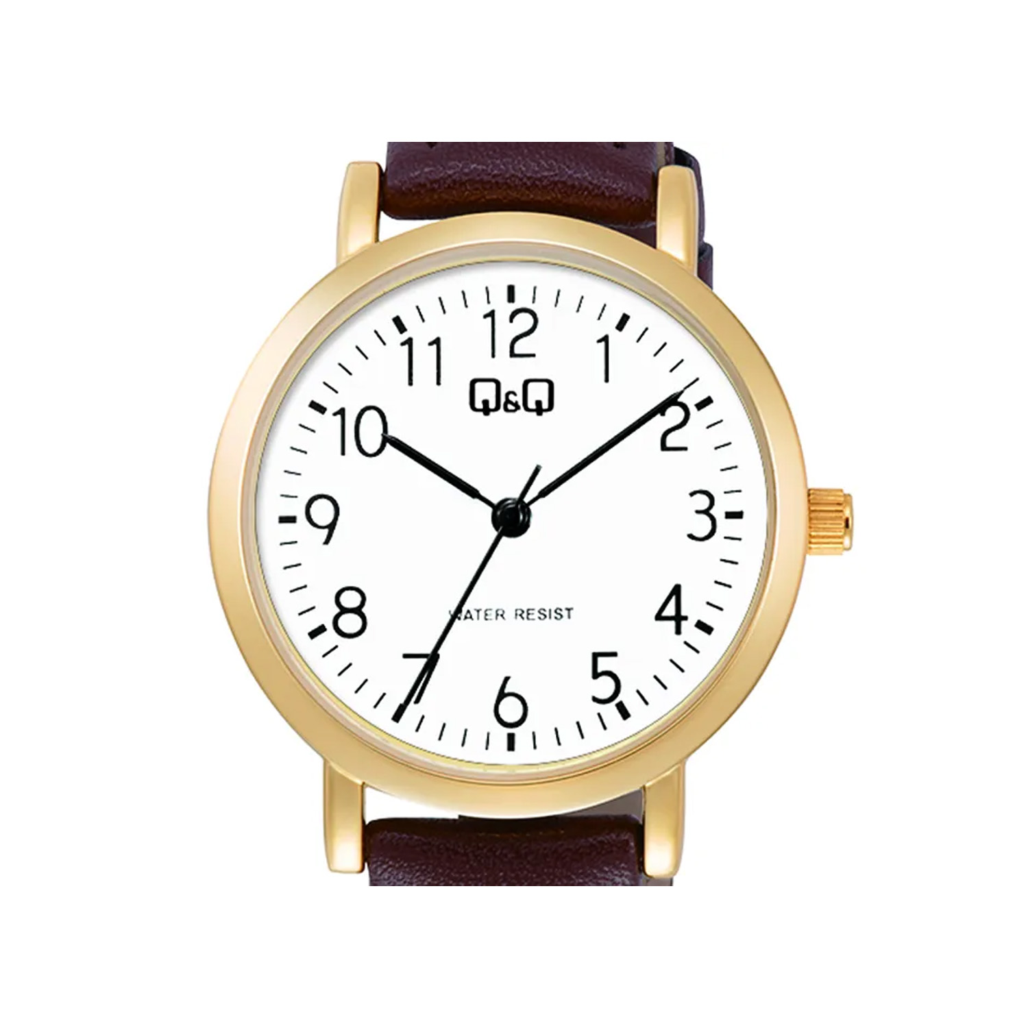 RELOJ QYQ PARA MUJER CON CUERO COLOR MARRÓN - RELOJ FEMENINO CLÁSICO PARA OFICINA Y REGALO ESPECIAL - 2