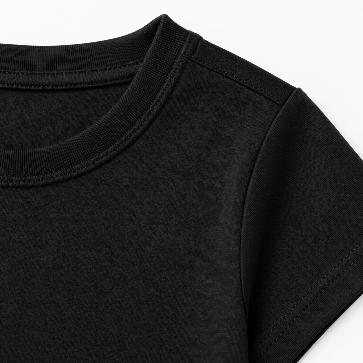 PACK DE 3 POLOS PARA NIÑA 100% ALGODÓN PIMA COLOR NEGRO AZUL Y BLANCO MANGA CORTA SUAVE Y CÓMODO - 5