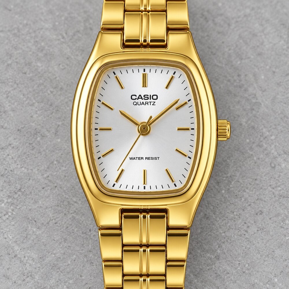 RELOJ CASIO LTP-1169N-7ARDF RECTANGULAR 22 MM ANALÓGICO CON BRAZALETE DE ACERO INOXIDABLE - 3