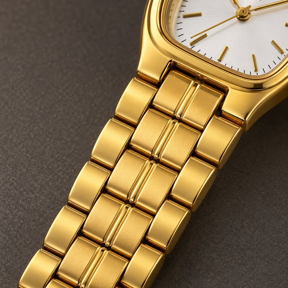 RELOJ CASIO LTP-1169N-7ARDF RECTANGULAR 22 MM ANALÓGICO CON BRAZALETE DE ACERO INOXIDABLE - 4