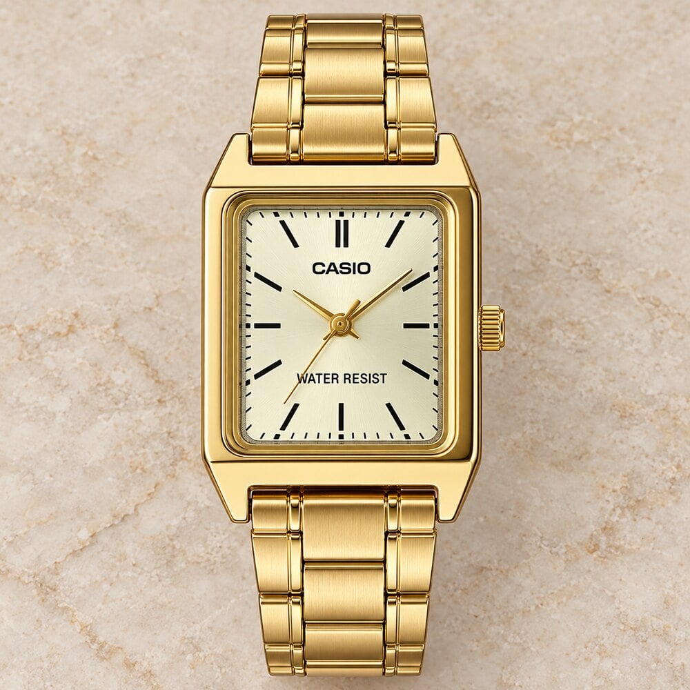 RELOJ CASIO LTP-V007G-9EUDF DORADO 22 MM ANALÓGICO CON BRAZALETE DE ACERO INOXIDABLE - 3