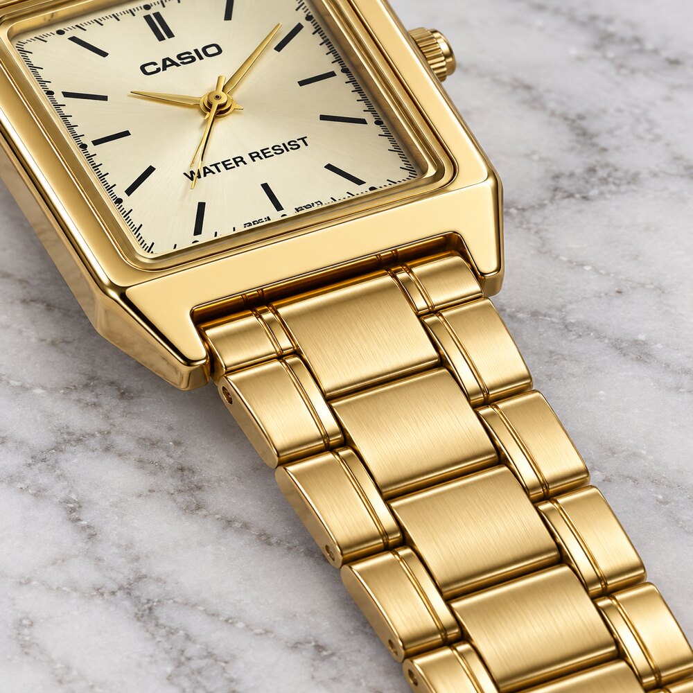 RELOJ CASIO LTP-V007G-9EUDF DORADO 22 MM ANALÓGICO CON BRAZALETE DE ACERO INOXIDABLE - 4
