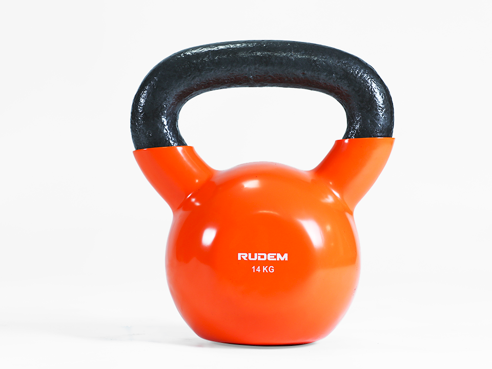 RUDEM KETTLEBELL PESAS RUSAS RECUBIERTAS DE JEBE 14KG - 1