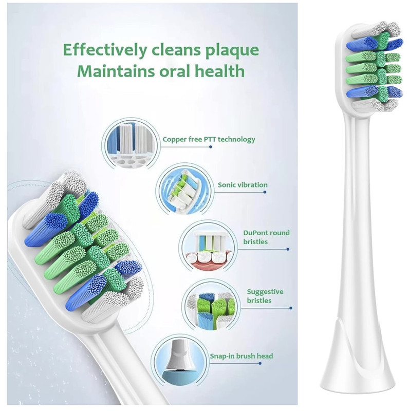 CABEZAL PHILIPS 9023-BL551 CEPILLO ELÉCTRICO COMPATIBLE SONICARE PACK 4 UNI - 2
