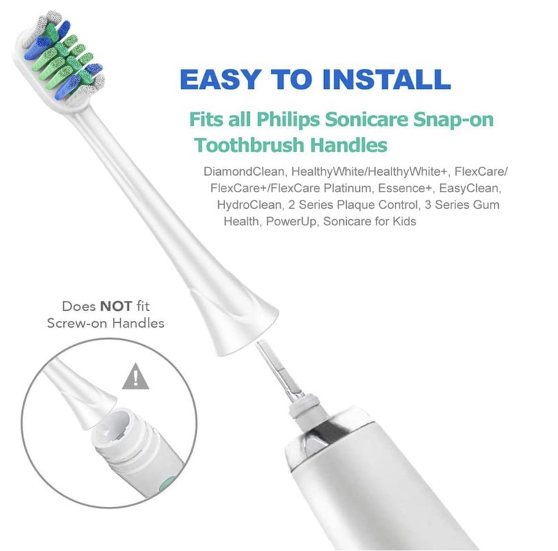 CABEZAL PHILIPS 9023-BL551 CEPILLO ELÉCTRICO COMPATIBLE SONICARE PACK 4 UNI - 3