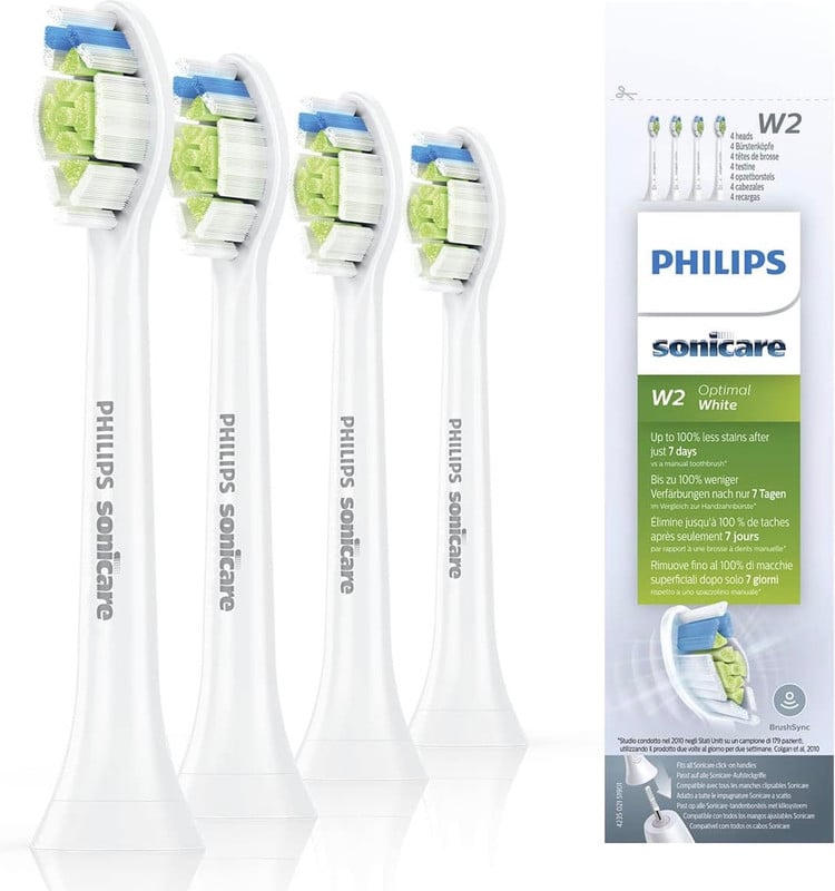CABEZAL PHILIPS HX6064/65 REPUESTO CEPILLO ELECTRICO SONICARE DIAMOND CLIEAN W2 PACK 4 UNI - 1