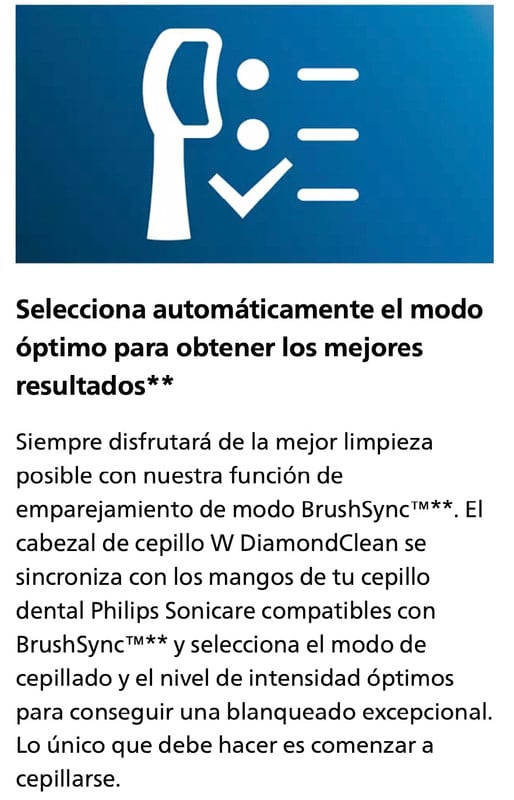 CABEZAL PHILIPS HX6064/65 REPUESTO CEPILLO ELECTRICO SONICARE DIAMOND CLIEAN W2 PACK 4 UNI - 4