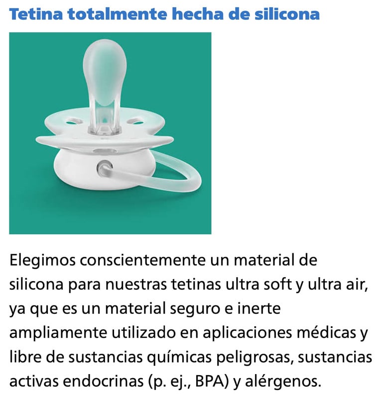 CHUPON AVENT DE 0 A 6 MESES ULTRA SOFT PACK 2 UNI CON ESTUCHE ESTERILIZADOR SCF091/07 - NIÑO - 3