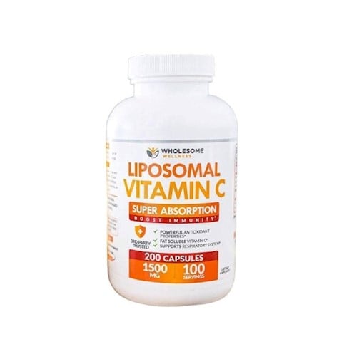 WHOLESOME WELLNESS LIPOSOMAL VITAMINA C 200 CAPSULAS - 1
