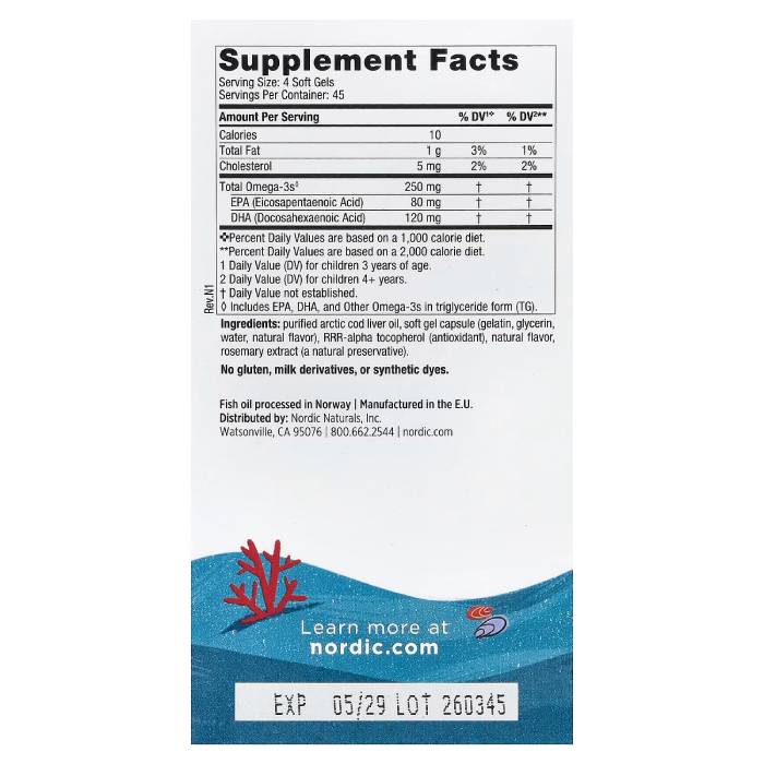 NORDIC NATURALS CHILDRENS DHA FRESA 180 MINI MASTICABLES - 2
