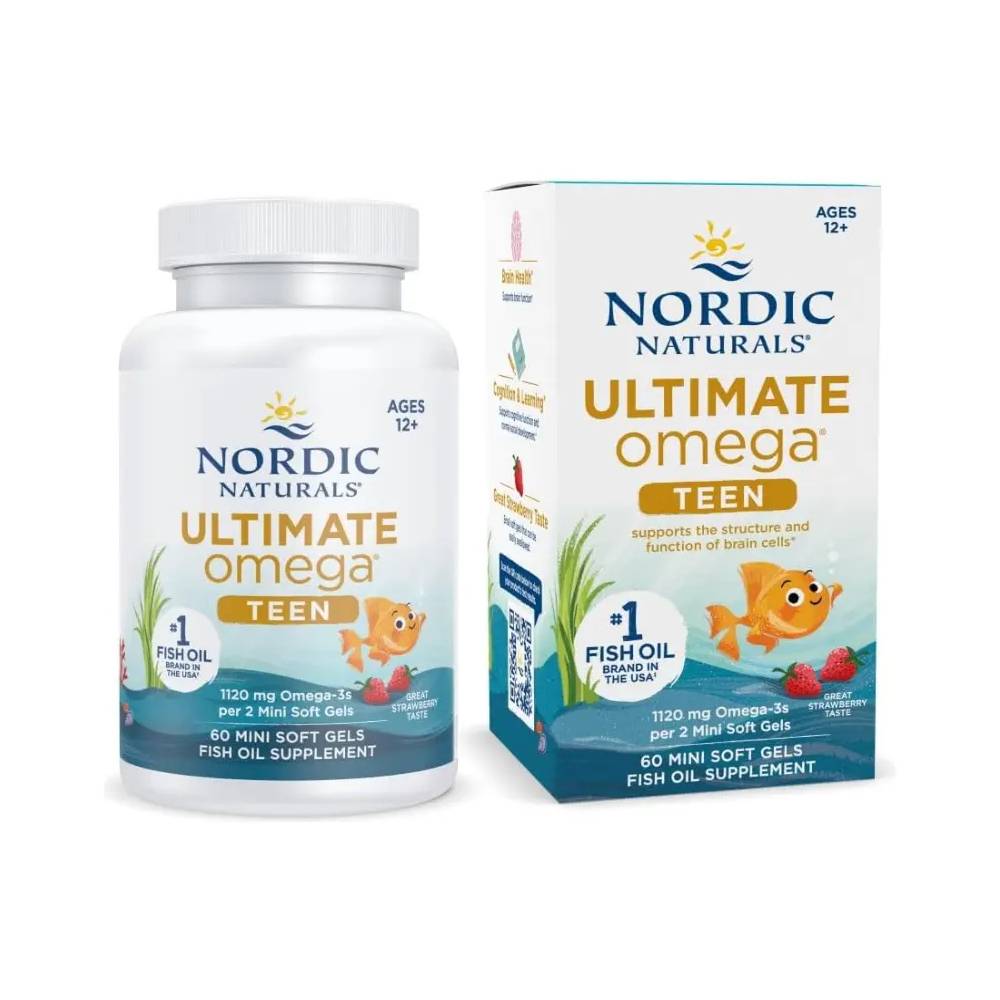 NORDIC NATURALS ULTIMATE OMEGA TEEN FRESA 60 MINI SOFTGELS - 1