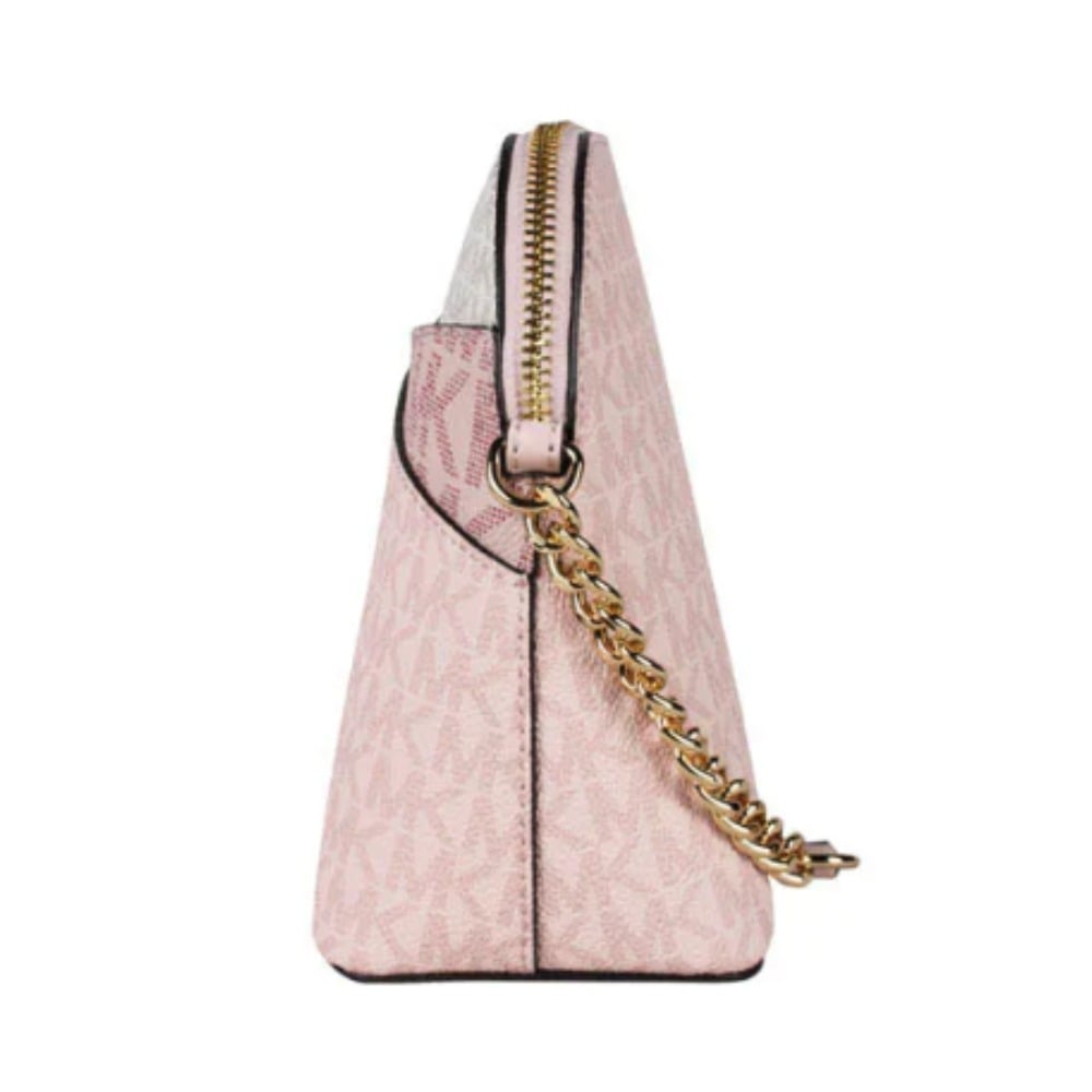 MICHAEL KORS BOLSO CROSSBODY MEDIUM DOME JET SET WHITE PINK - 4