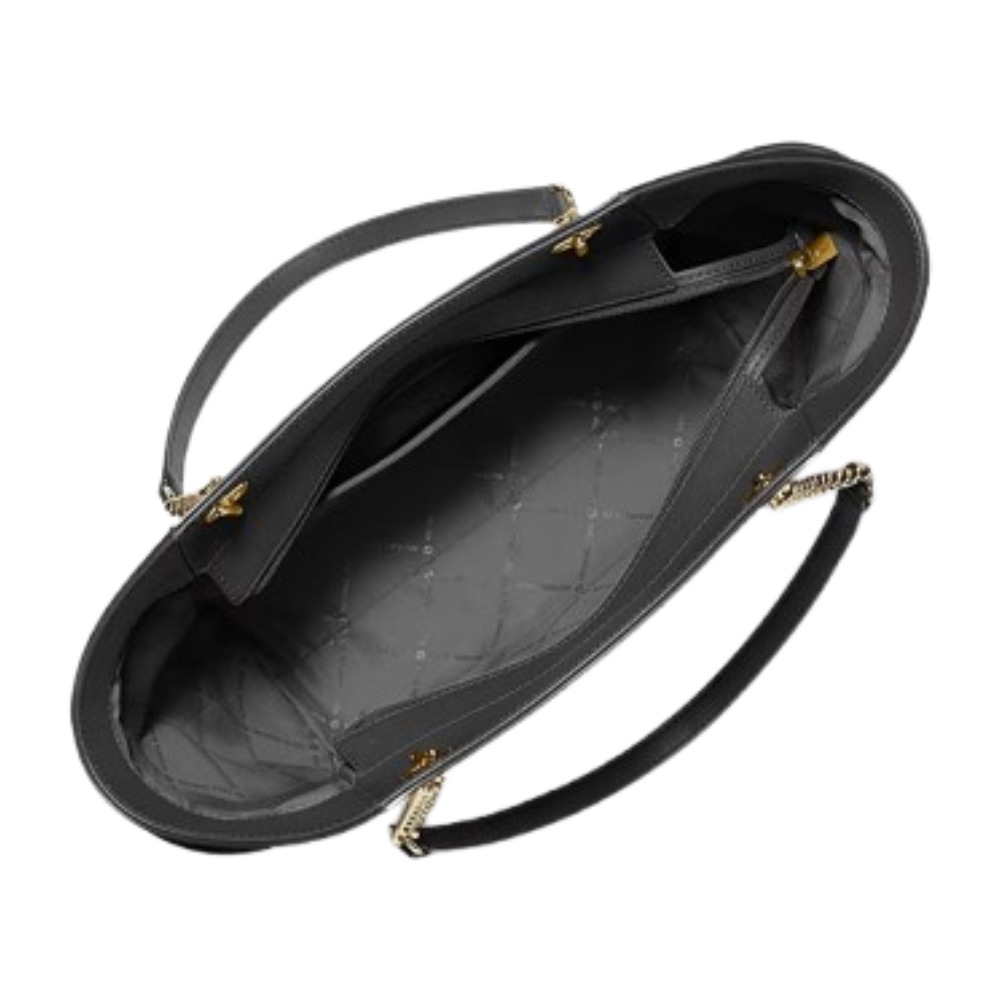 MICHAEL KORS BOLSO DE HOMBRO JET SET NEGRO GRANDE CON LOGOTIPO - 2