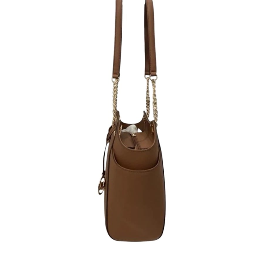 MICHAEL KORS BOLSO DE HOMBRO JET SET MARRÓN GRANDE CON LOGOTIPO - 2