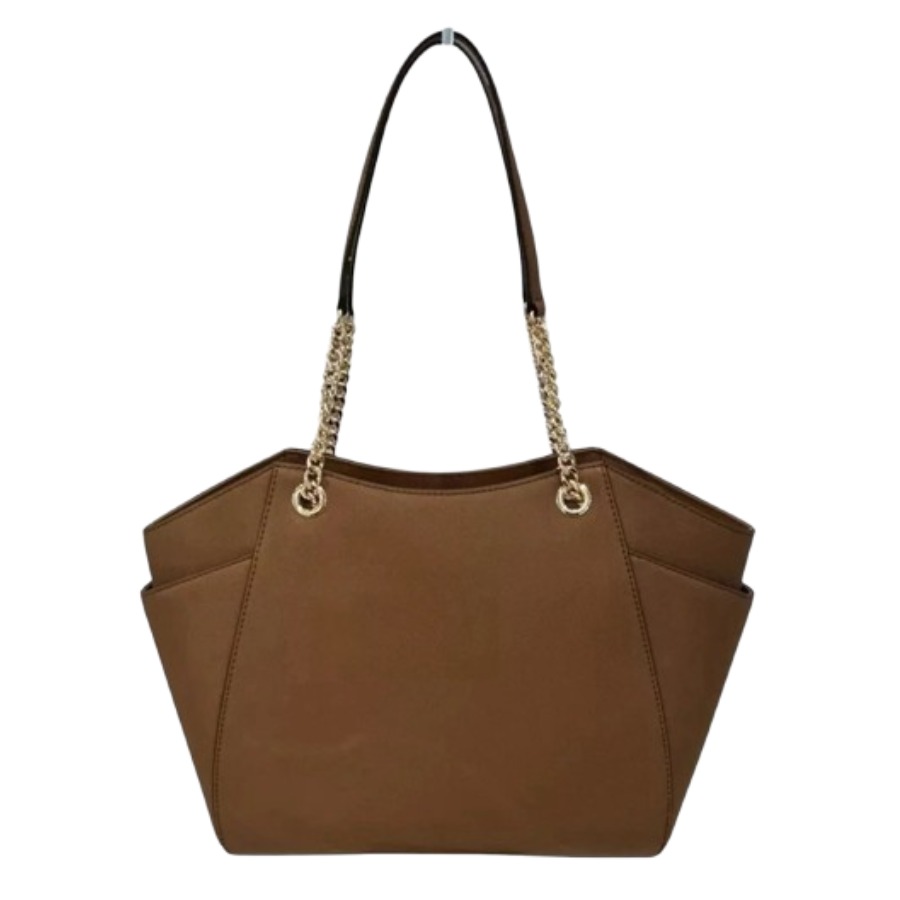 MICHAEL KORS BOLSO DE HOMBRO JET SET MARRÓN GRANDE CON LOGOTIPO - 5