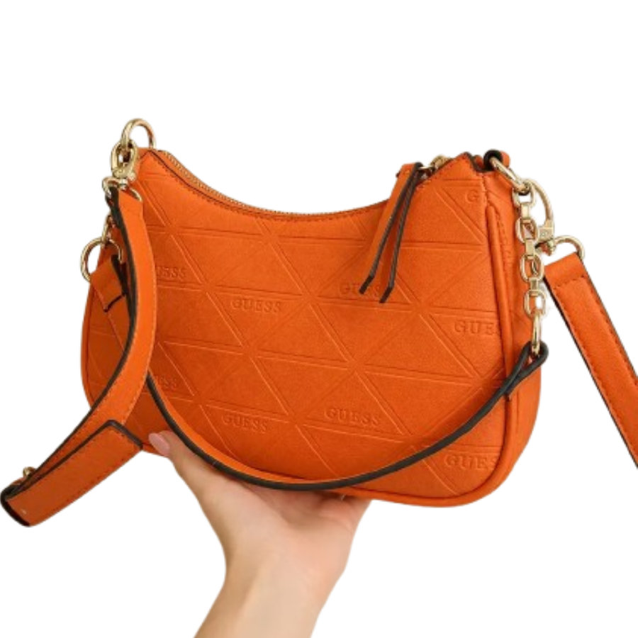 GUESS CROSSBODY MEDIA LUNA NARANJA - 3