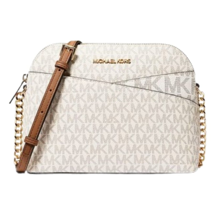 MICHAEL KORS BOLSO CROSSBODY MEDIUM DOME JET SET VAINILLA - 1