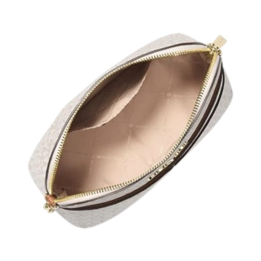 MICHAEL KORS BOLSO CROSSBODY MEDIUM DOME JET SET VAINILLA - 2