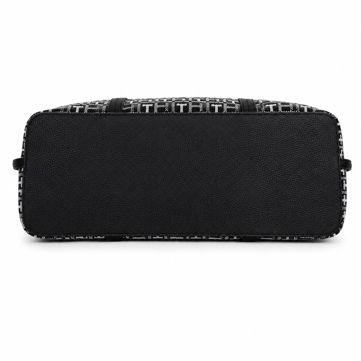 TOMMY HILFIGER BOLSO TOTE NEGRO MONOGRAM BLANCO - 4
