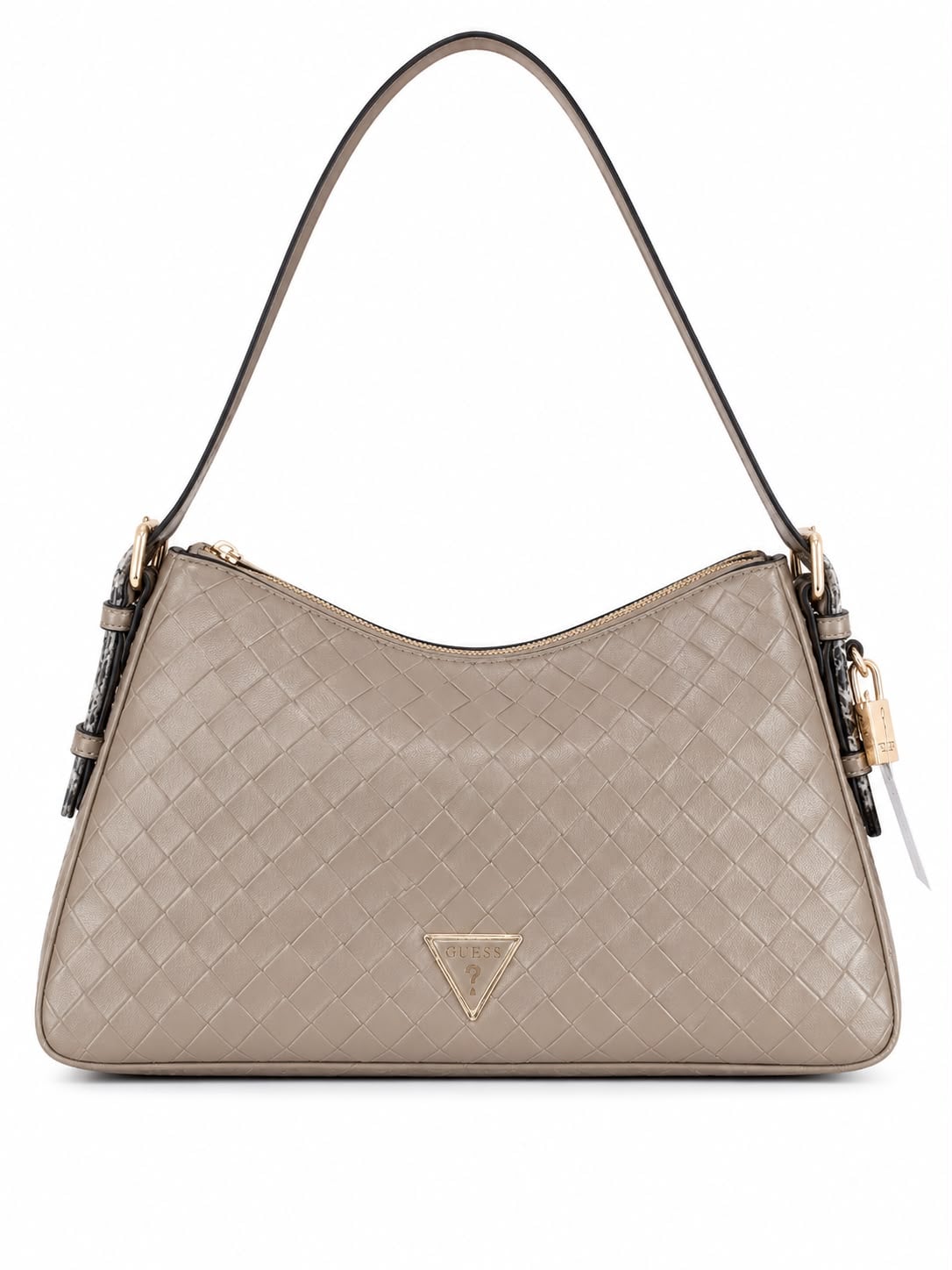 GUESS ALISHA WOVEN SHOULDER BAG - 1