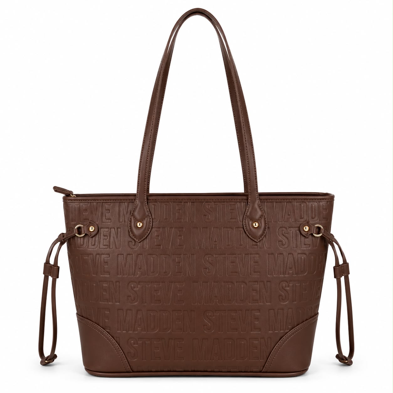 STEVE MADDEN TOTE BAG MARRÓN WITH CHARMS - 2