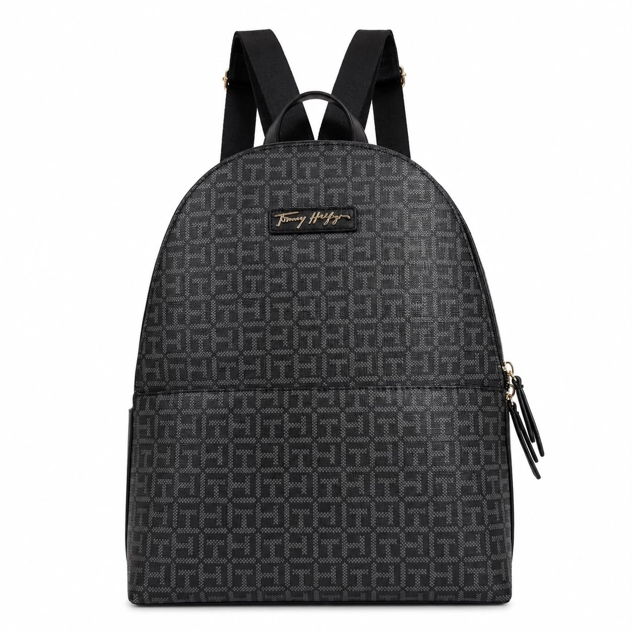TOMMY HILFIGER BLACK BAG MONOGRAM - 1