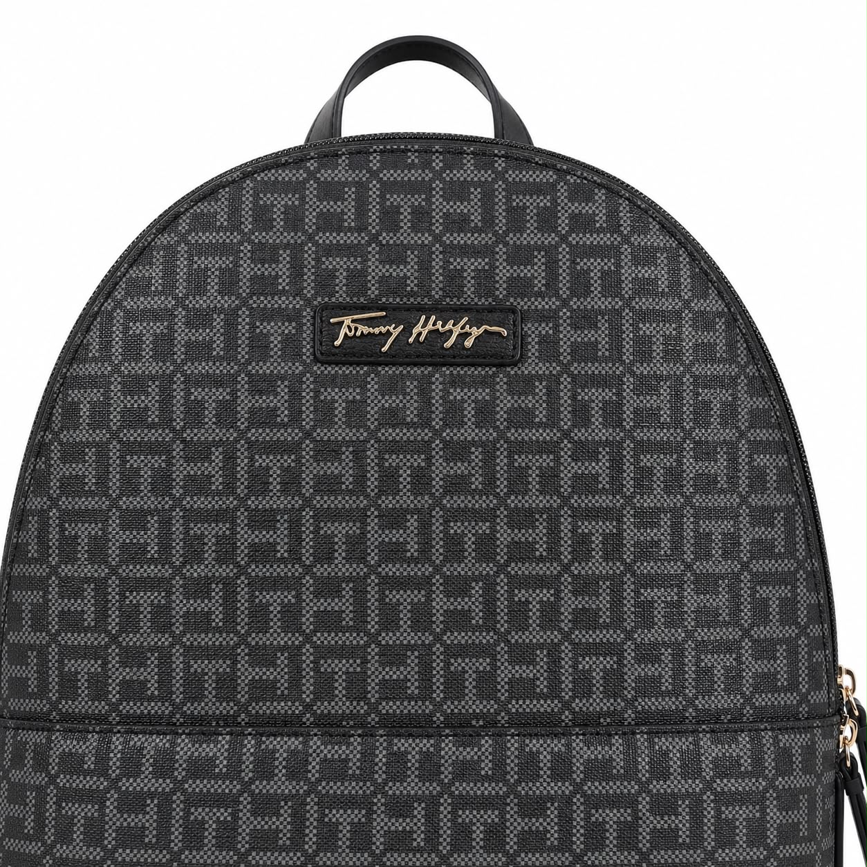 TOMMY HILFIGER BLACK BAG MONOGRAM - 2