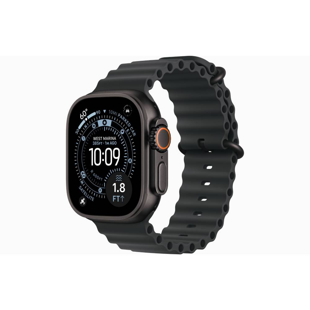 APPLE WATCH ULTRA 3, 49MM GPS + CELL, BLACK TITANIUM BLACK OCEAN BAND - 1