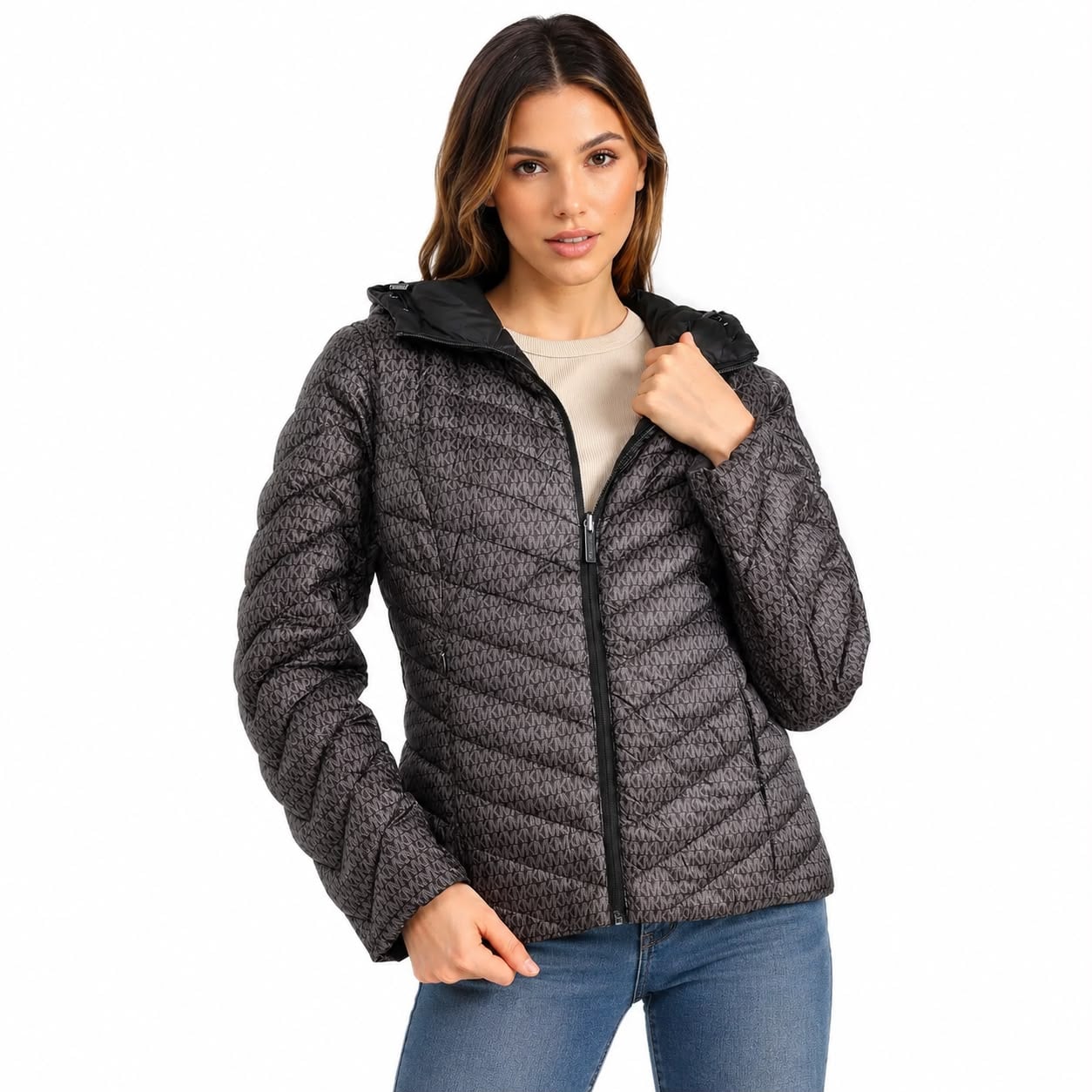 MICHAEL KORS CASACA REVERSIBLE MUJER TALLA M - 3