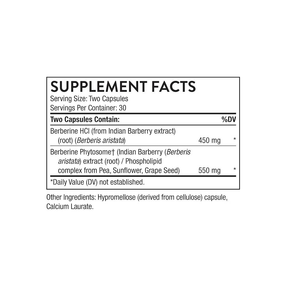 THORNE BERBERINE 60 CAPSULAS - 2