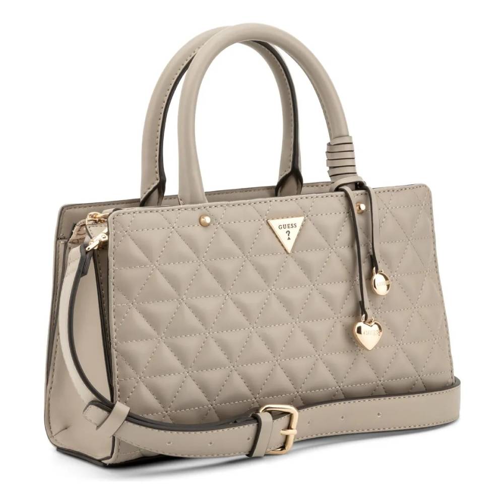 CARTERA GUESS SATCHEL CAFÉ CLARO - 2